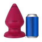 Red Drop - Soft Silicone Anal Plug - 6 Sizes