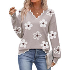 Lightweight Rib-knit Pullover Casual Top