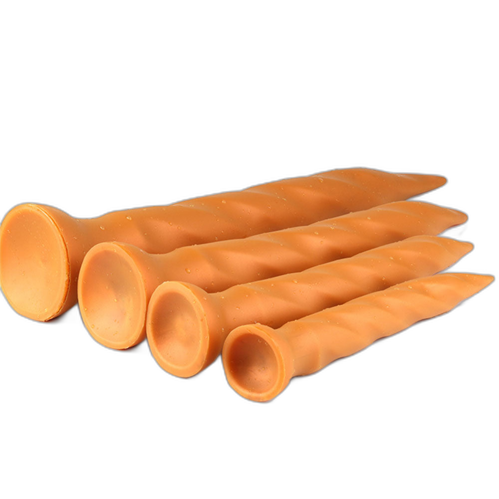 Worm II - Spiral Butt Plug - Long Butt Plug - Huge Anal Dildo