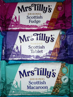 MR TILLY'S SCOTTISH FUDGE, MACAROON & TABLET90g each