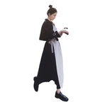 Stitching Contrast Windbreaker Mid-length Loose Coat