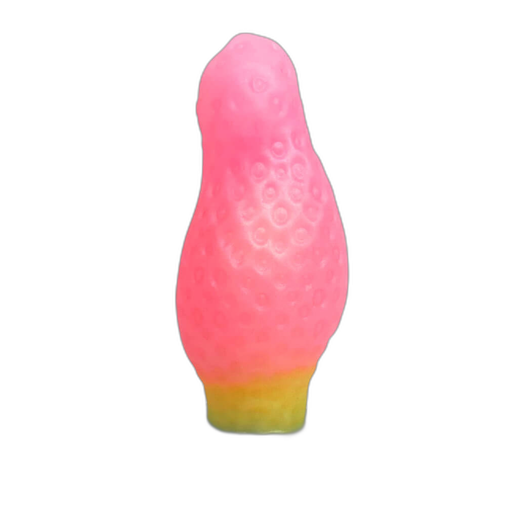 Strawberry - Pink Anal Plug - Cute Silicone Butt Plug