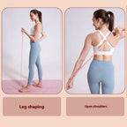 Eight-character Chest Expander Open Back Fitness Women's Stretch Strap Elastic Band