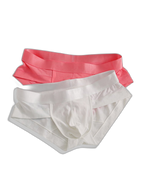 3 Pack Men's Cooling Silktech Briefs - U-Pouch Design & Checkered Antibacterial Lining