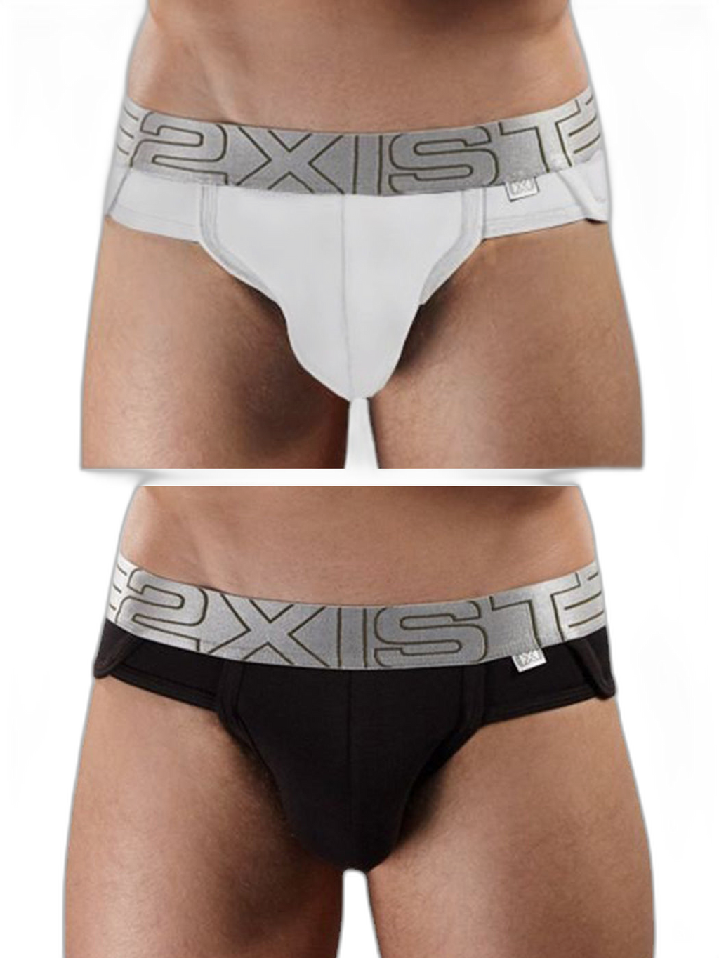 2 Pack Men's Lift No-Show Briefs