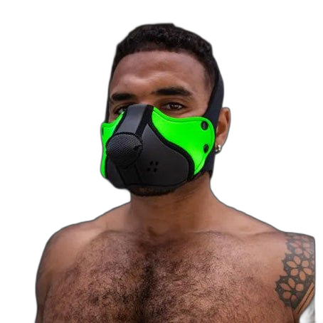 Mr S Leather Neo Open Chin Face Harness