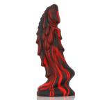 ruff GEAR Fantasy Silicone Red Swirl Dragon Dildo 7.6 Inch