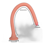 River - 9 Inch Realistic Dildo - Enema Dildo - Squirting Dildo