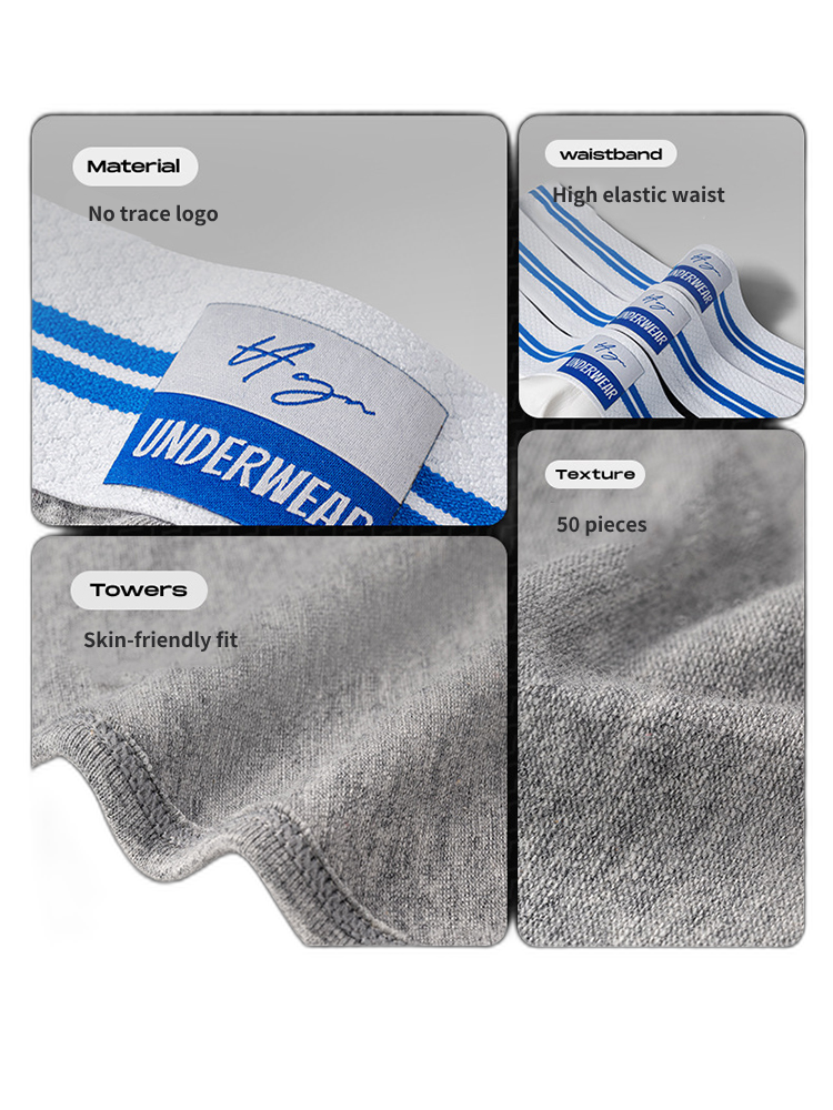 3-pack Men's Sexy High-cut Breathable Briefs