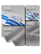 3-pack Men's Sexy High-cut Breathable Briefs