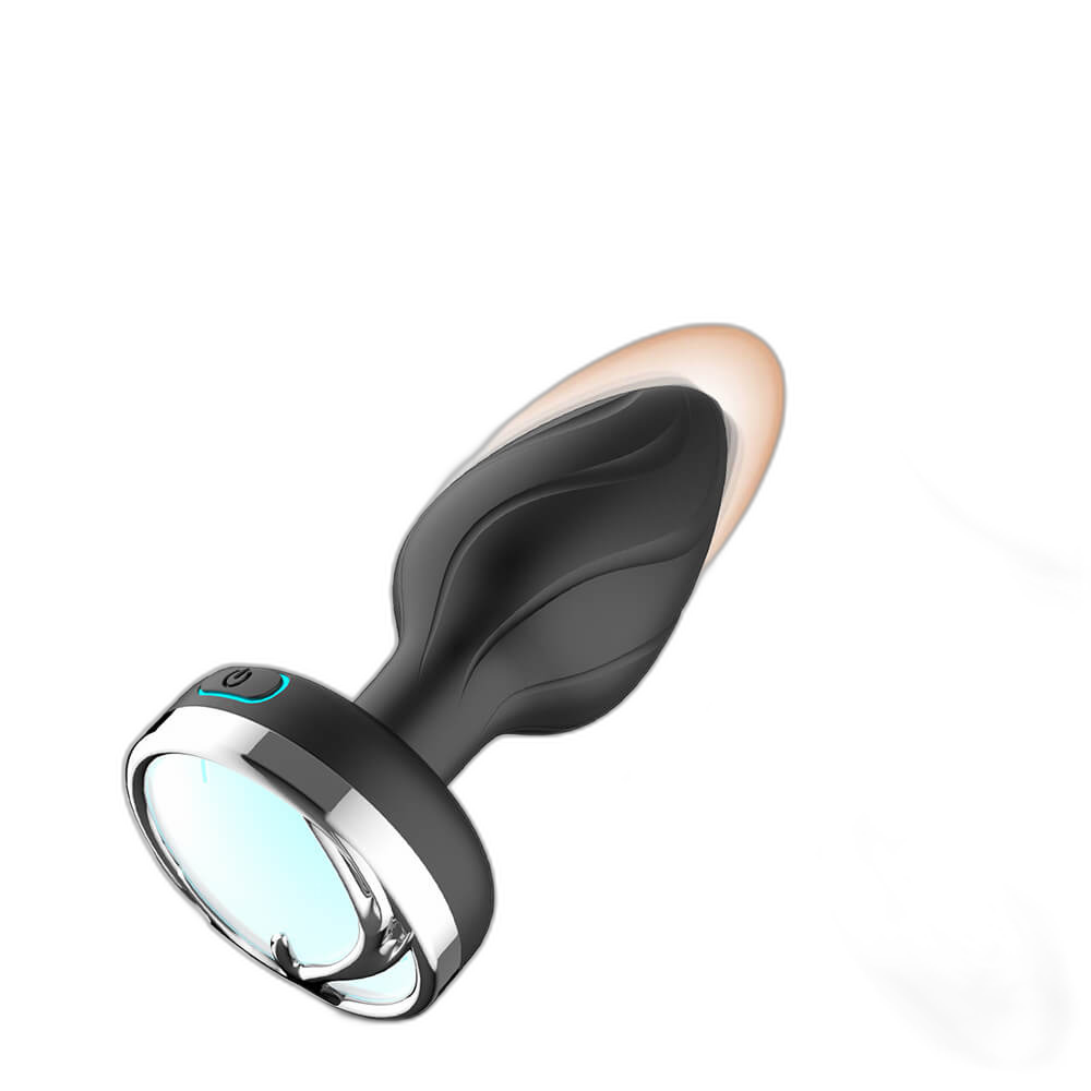 Moon & Antler - Remote Control Light-Up Silicone Vibrating Butt Plug