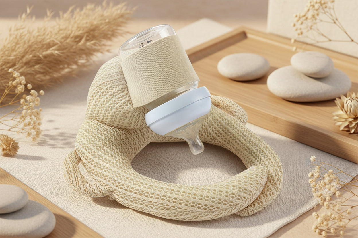 Infants Bottle Holder And Multi-functional Pillow