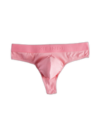 4-Pack Men's Ultra-Soft Cotton Mid-Rise Stay-Put Fit Seamless Thong