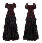 Victoria's Gorgeous Flocked Lace Maxi Dress