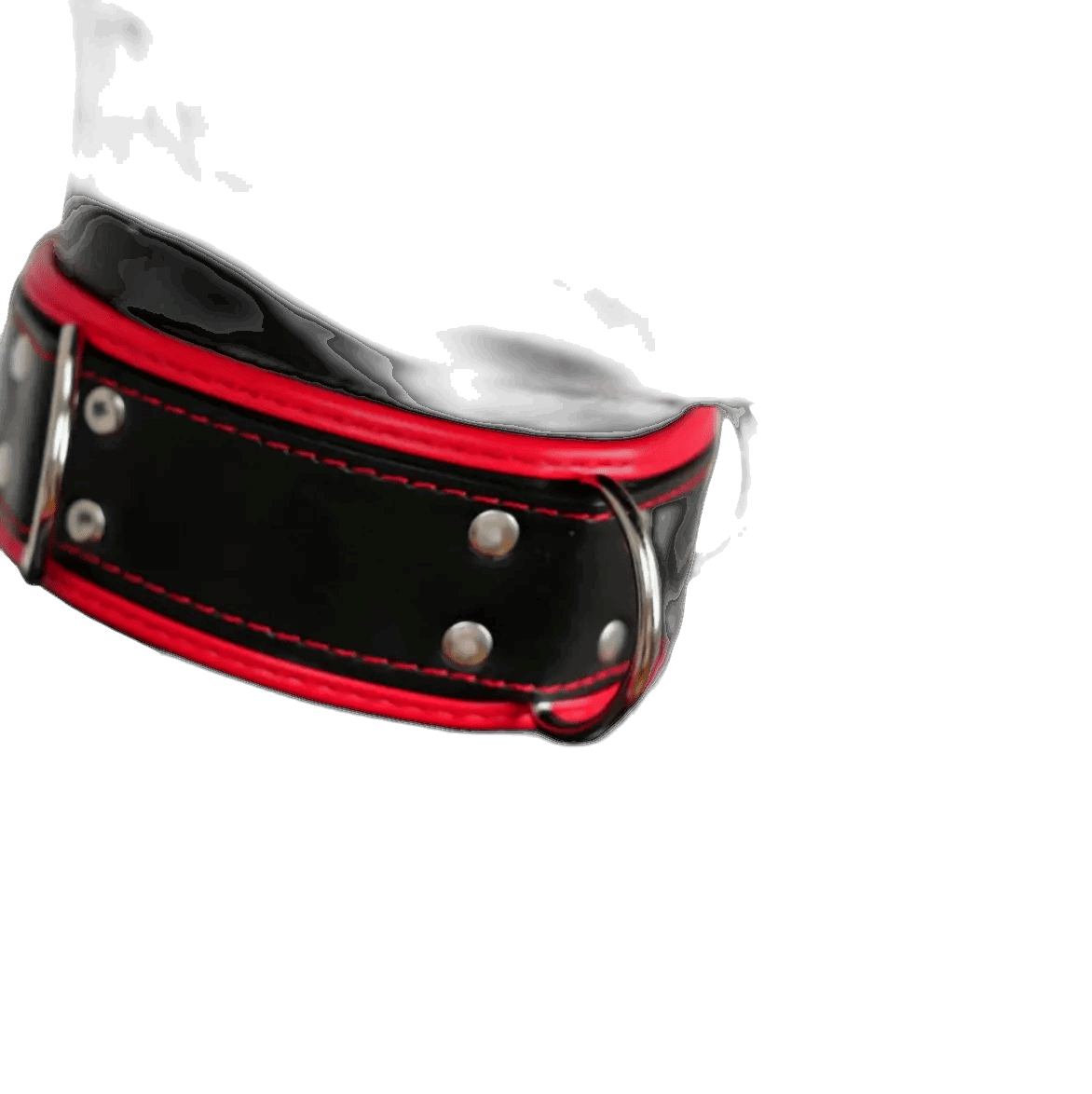 Harness, Cuff, Collar Bundle Red