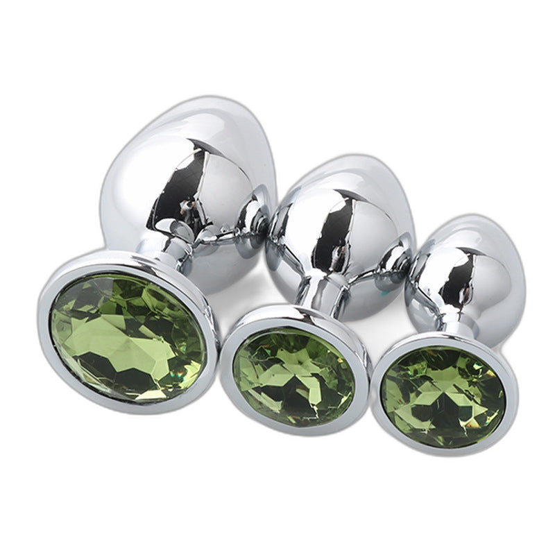 Jeweled Metal Butt Plug Set