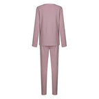 Casual Two-piece Set Women Autumn And Winter New High-neck Long-sleeved Trousers Suit