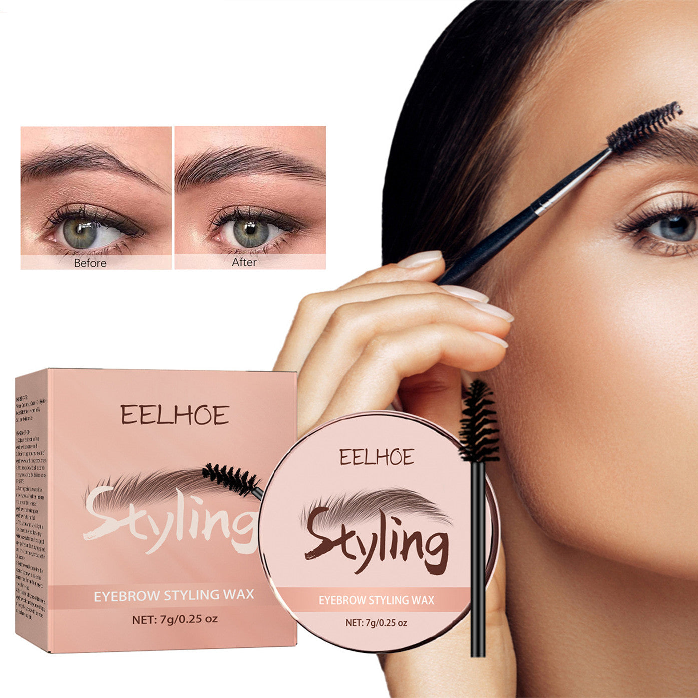 Highlight Eyebrow Laminating Effect Not Easy To Makeup Natural Three-dimensional Wax