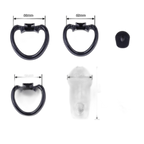 LOCK4D Rikers Chastity Cock Cage Transparent