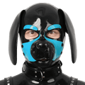 Furrjoi Silicone Beagle Hood Light Blue