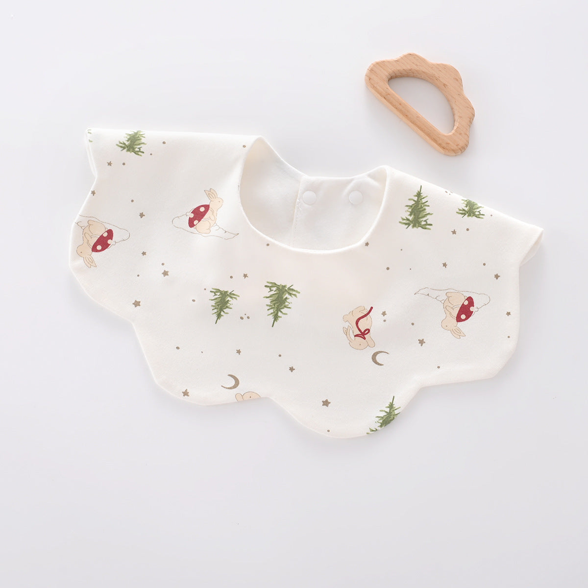 Pure Cotton Waterproof Baby Bib | Anti-Rash Drool Bib Newborn