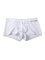 3 Pack Men's Breathable Ice Silk Double-Layered Big Pouch Sexy Boxer Briefs