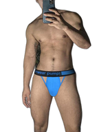 Men's Sexy Butt-Lifting Sporty U-Pouch Large Thong & Strings