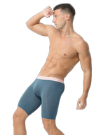 2 Pack Men's Active Flyless Boxer Briefs