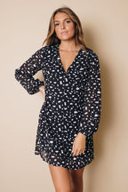 Cage Polka Dot Mini Dress