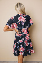 Nia Ruffled Tie Mini Dress