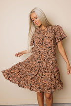 Nia Ruffled Tie Mini Dress