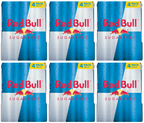 6 x Red Bull Energy Drink Sugar Free 4 Pack 4X250Mls