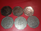 COIN : 6 DIFFERENT COINS - 4 BARBADOS & 2 EAST CARIBBEAN COINS