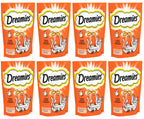 8 x Dreamies Cat Treat Biscuits With Chicken 60G