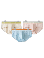 3 Pack Men's Baby Cotton High-Stretch Skin-Friendly Breathable Briefs