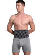 Men's Tummy Control Boxer Briefs With Functional Fly