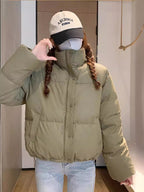 Men's Fashionable Padded Short Cotton Jacket