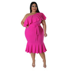 Fashionable Slim-fit Casual Mid-length Tube Dress