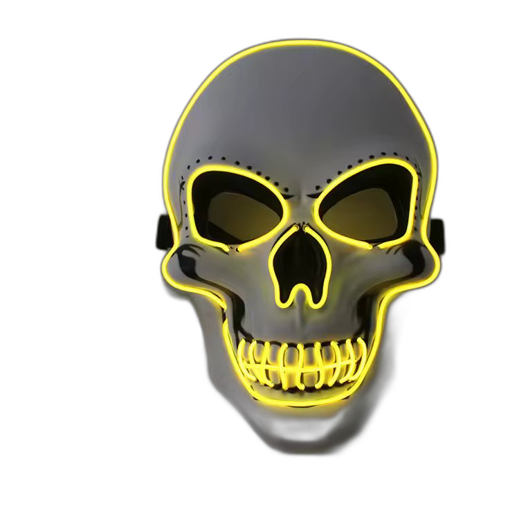 Neon Skully Mask