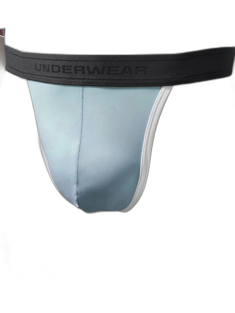 3 Pack Men's Contoured Pouch Ice Silk Thong