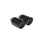 SCORPION EXHAUSTS - REPLACEMENT CARBON ASCARI TIPS FOR SCORPION EXHAUST - TWIN 90MM