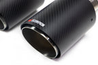 SCORPION EXHAUSTS - REPLACEMENT CARBON ASCARI TIPS FOR SCORPION EXHAUST - TWIN 90MM