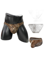Men’s Sexy Leopard Print Pouch Briefs