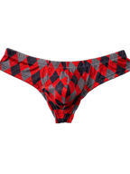 Men’s Low-Rise U-Convex Print Thong