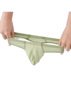 3 Pack Men's Solid Color Seamless Comfort Quick-Dry Breathable Thongs