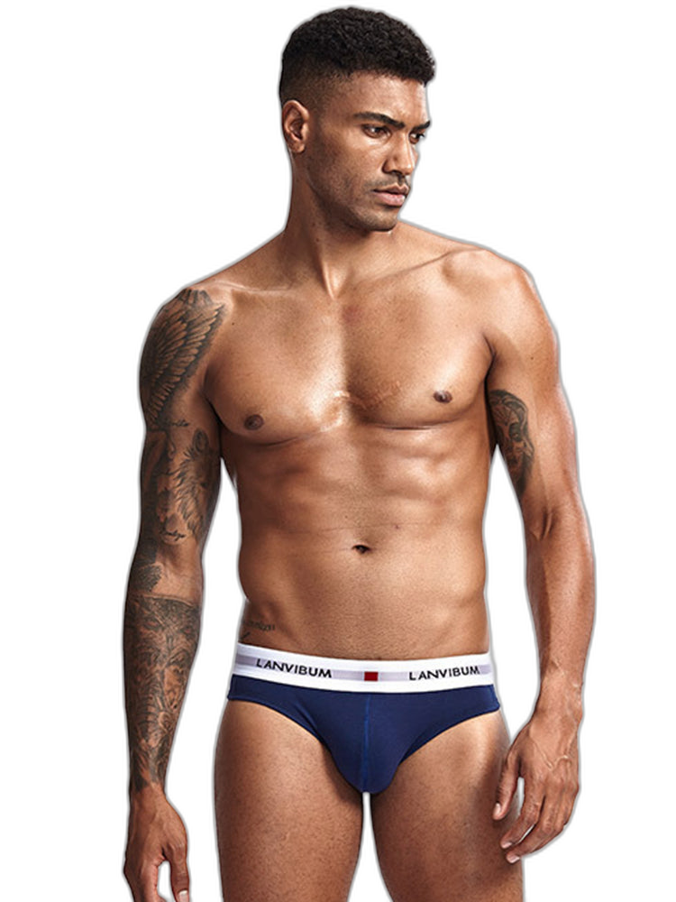 3 Pack Men's Breathable Big Pouch Briefs