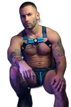 Breedwell Futura Body Harness Aqua