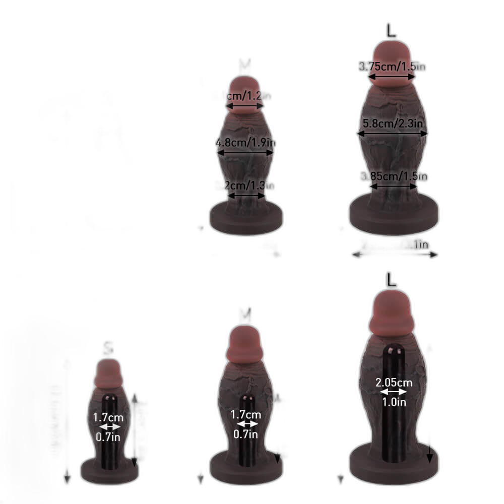 IPPA - Realistic Silicone Dildo - Suction Cup Dildo