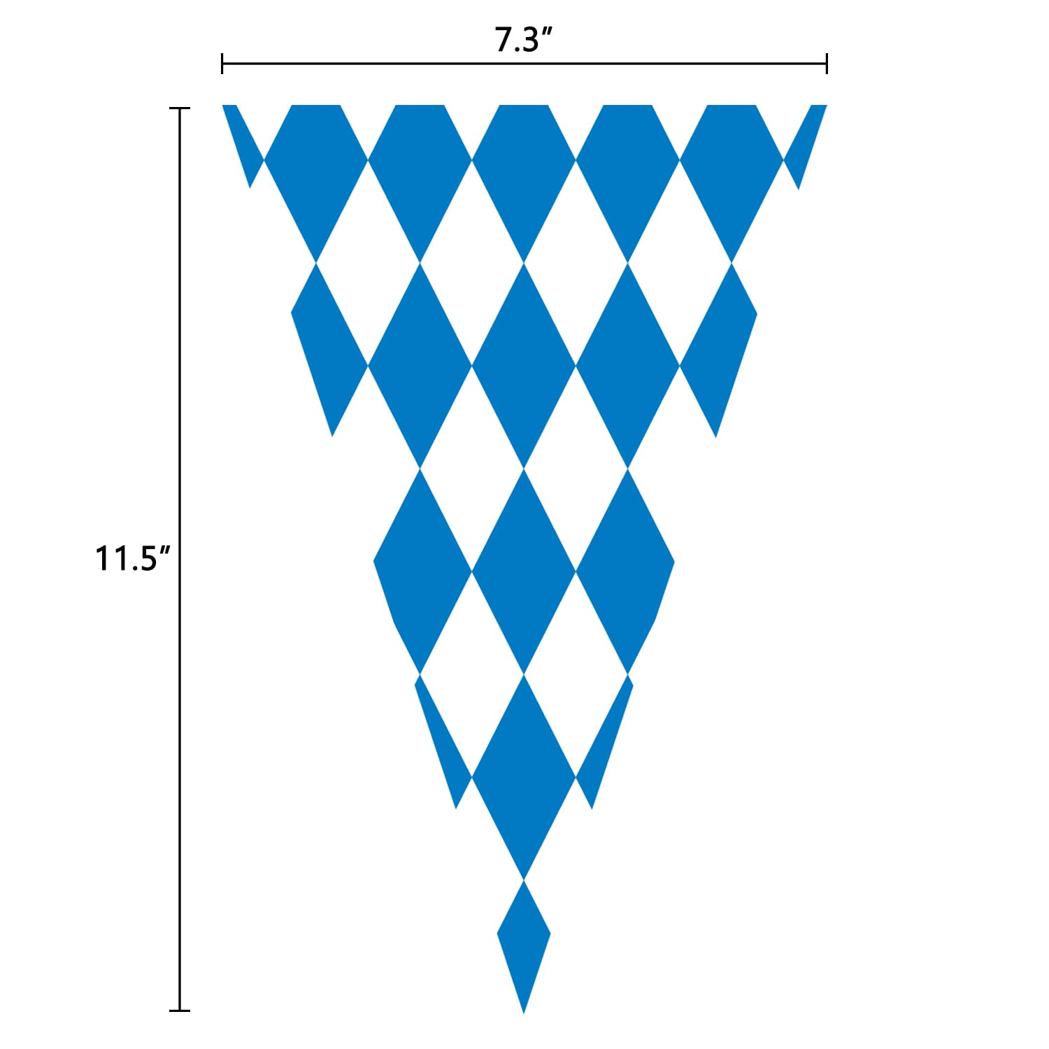 90shine 230ft Oktoberfest Bavarian Pennant Banner | Double-Sided Flags for German Party Decor