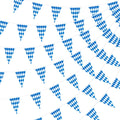 90shine 230ft Oktoberfest Bavarian Pennant Banner | Double-Sided Flags for German Party Decor